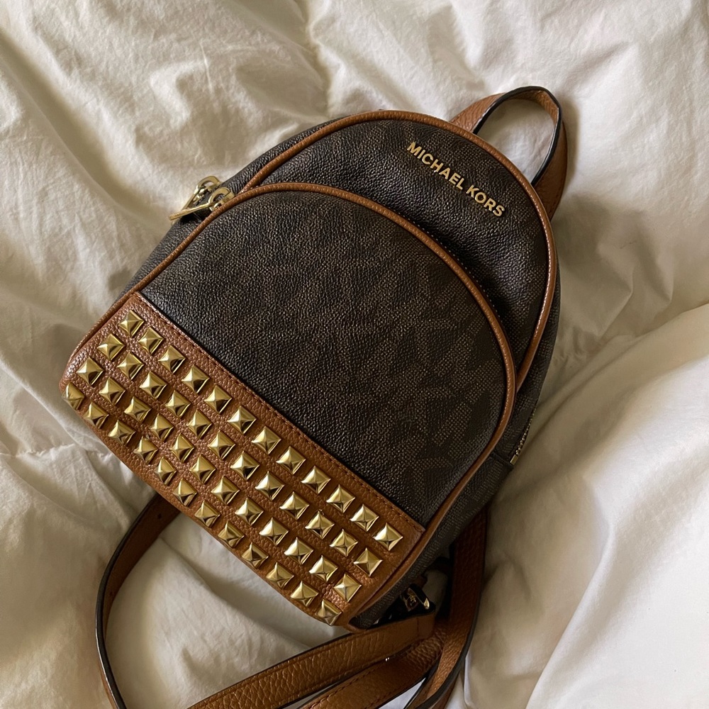 Michael Kors logo mini backpack purse - Picture 6 of 8